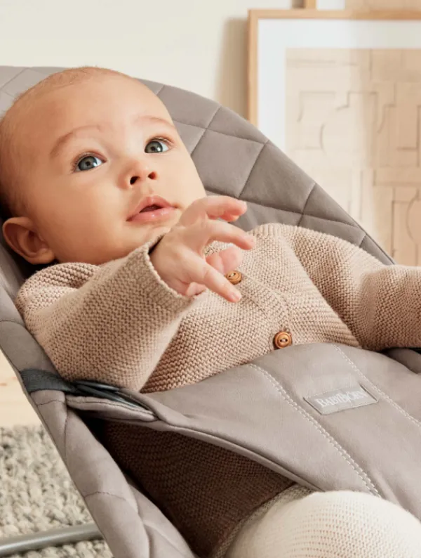 Sale BabyBjörn - Sitteri Balance Bliss - Cotton Sand Grey Vauvan Sitterit