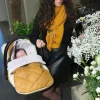 Discount Baby’s Only - lämpöpussi turvakaukaloon/ vaunuihin, ROCK okra Lämpöpussit