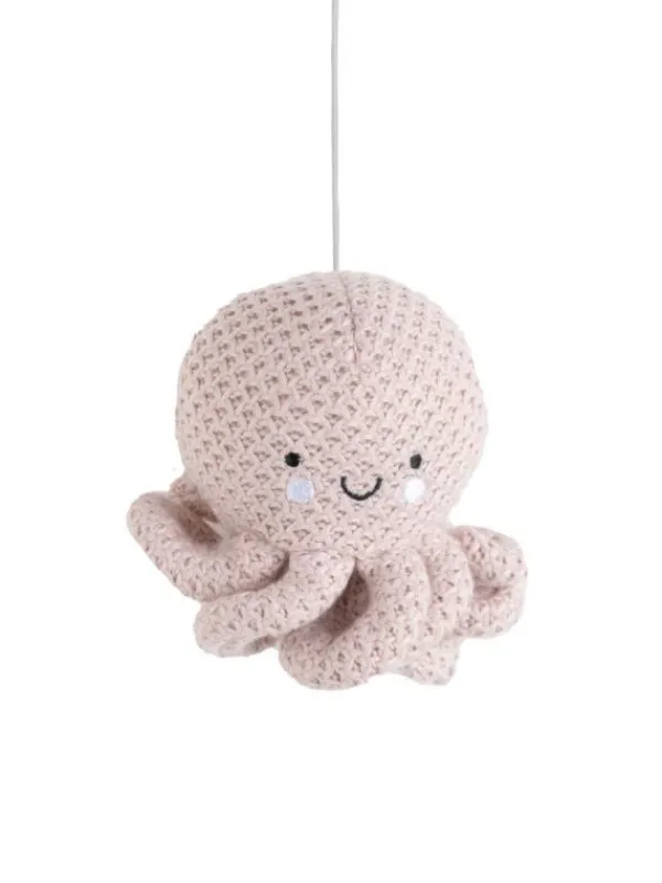 Clearance - mobile pinnasänkyyn Animals, old pink/warm linen Mobilet