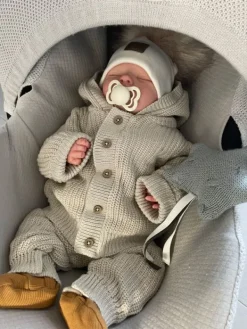 Best Baby's Only - neulehuppari vauvalle, Warm Linen Sisävaatteet