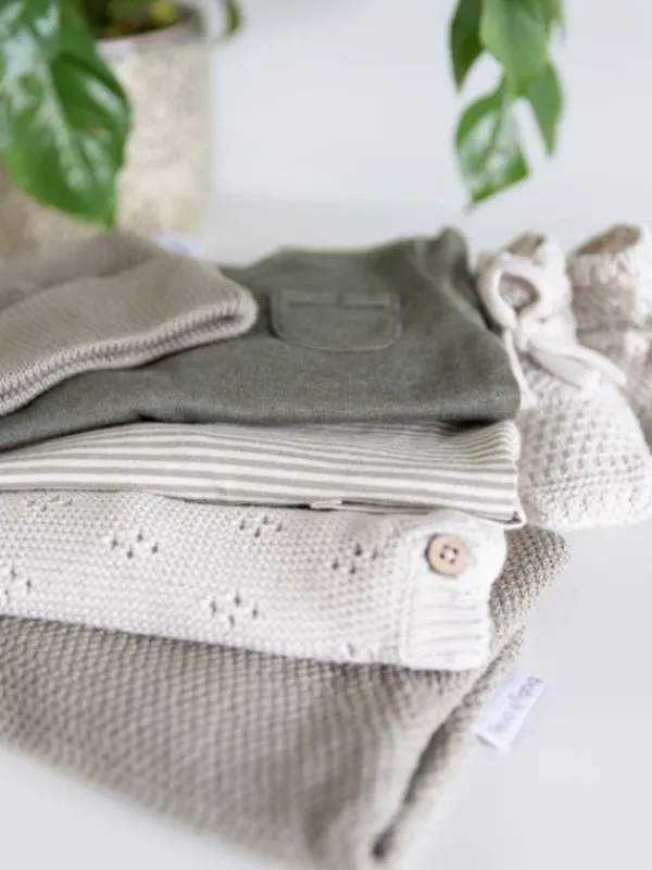 Clearance Baby´s Only - neulepaita Flora - warm linen Sisävaatteet