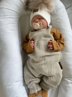 Baby's Only - Soul Dungarees neulehaalari vauvalle, Warm Linen Sisävaatteet