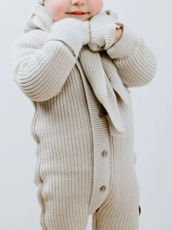 Clearance Baby's Only - TEDDY neulehaalari vauvalle, Warm Linen Sisävaatteet