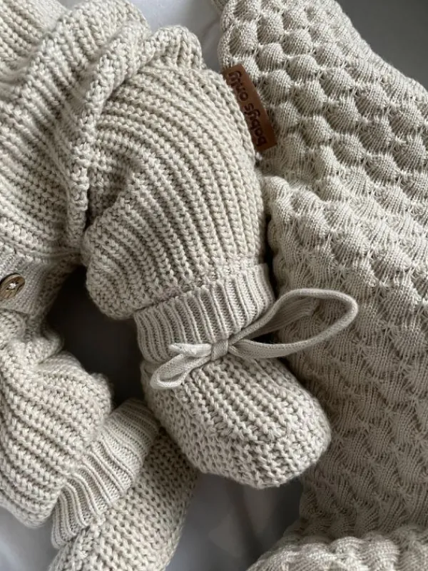 Baby's Only - vastasyntyneen neuletossut, Warm Linen Sisävaatteet