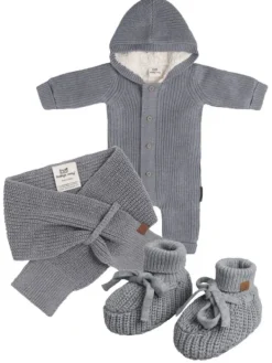 Discount Baby's Only - vauvan neulehuivi - Grey Sisävaatteet