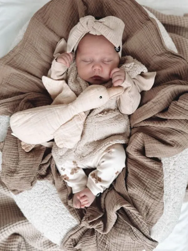 Hot Babystyling vauvan röyhelöbody Sand Sisävaatteet