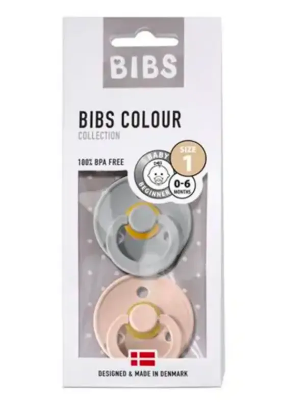 Sale BIBS- vauvan tutti 2-PACK 0-18kk - Cloud / Blush Tutit Vauvalle
