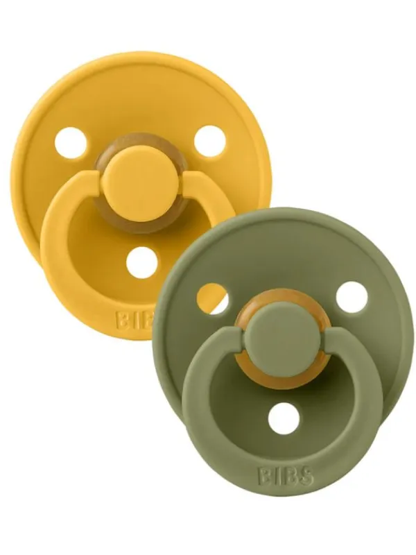 Sale BIBS - vauvan tutti 2-PACK 0-18kk - Honey Bee / Olive Tutit Vauvalle