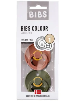 New BIBS - vauvan tutti 2-PACK 0-18kk - Woodchuck / Hunter Green Tutit Vauvalle