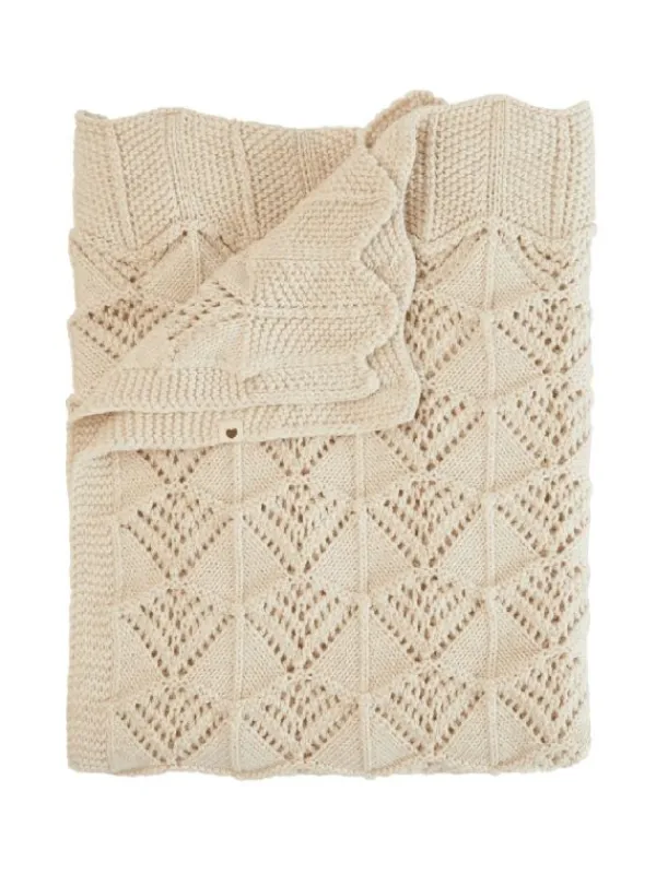 BIBS - Wavy vauvan torkkupeitto, vaalea beige Vuodevaatteet Ja Viltit