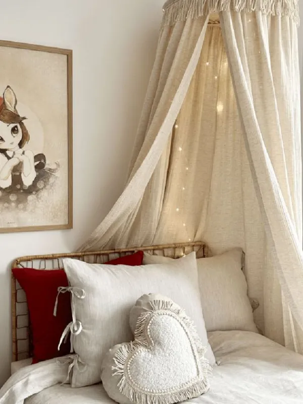 Hot Boho Twist Canopy sänkykatos 50, Natural Verhokatokset