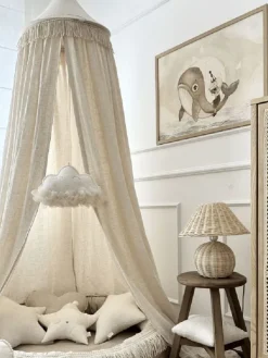 Hot Boho Twist Canopy sänkykatos 50, Natural Verhokatokset