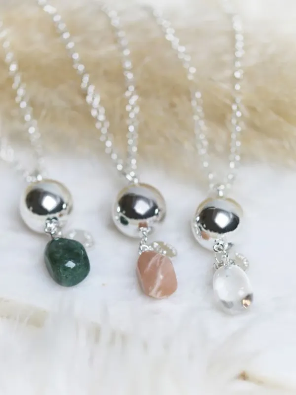 Best Bolakoru äidille, babybell Gemstone white | Hopeoidut Bolat