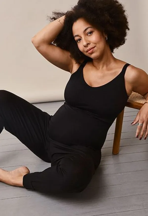 Sale Boob Design - Easy singlet äitiys- ja imetystoppi, musta Äitiyspaidat|Imetyspaidat