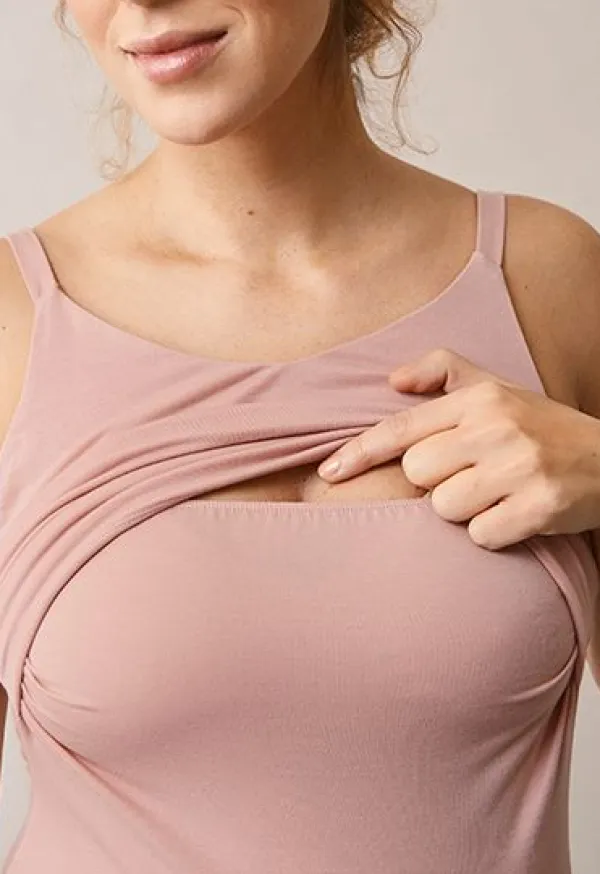 Sale Boob Design - Easy singlet äitiys- ja imetystoppi, mauve Äitiyspaidat|Imetyspaidat