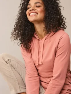 New Boob Design - imetyshuppari B-Warmer Hoodie, Canyon Clay Äitiyspaidat|Imetyspaidat