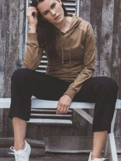 Outlet Boob Design - imetyshuppari B-Warmer Hoodie Brown Sugar Äitiyspaidat|Imetyspaidat