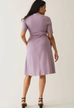 Best Boob Design - Imetysmekko lyhythihainen, lavander Äitiyshousut Ja -Hameet|Imetyspaidat