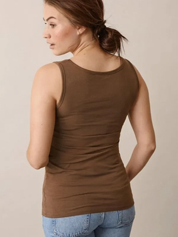 Online Boob Design - imetystoppi Classic Tank Top Hazelnut Äitiyspaidat|Imetyspaidat