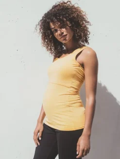 Online Boob Design - imetystoppi Classic Tank Top Golden Cream Äitiyspaidat|Imetyspaidat