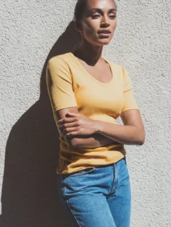 Clearance Boob Design - imetys T-paita Classic Golden cream Äitiyspaidat|Imetyspaidat