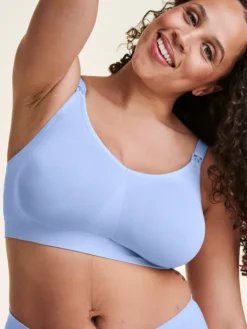Discount BRAVADO - imetysliivit body silk seamless - Hydrangea Blue Kaikki Imetysliivit