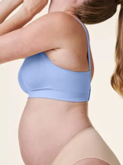 Discount BRAVADO - imetysliivit body silk seamless - Hydrangea Blue Kaikki Imetysliivit