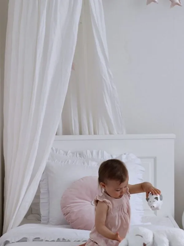 Canopy Soft sänkykatos 50, white Sängyt, Kehdot Ja Vaaterekit|Verhokatokset