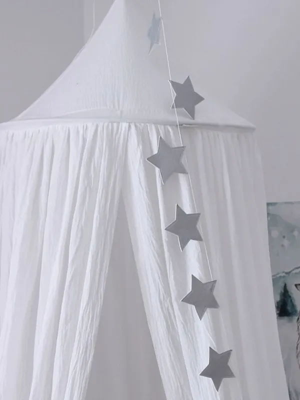 Canopy Soft sänkykatos 50, white Sängyt, Kehdot Ja Vaaterekit|Verhokatokset