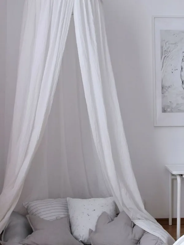 Canopy Soft sänkykatos 50, white Sängyt, Kehdot Ja Vaaterekit|Verhokatokset