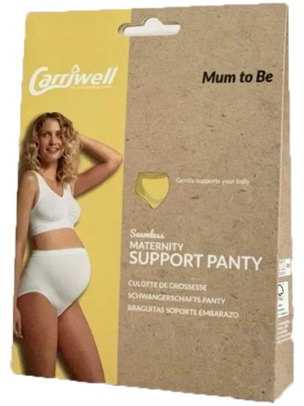 New Carriwell - Seamless Support odotusajan tukialushousut, Black Odotusajan Alusvaatteet