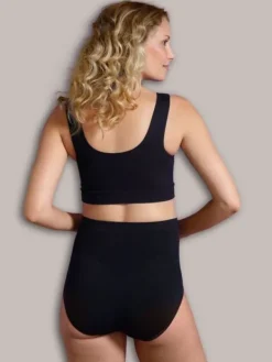 New Carriwell - Seamless Support odotusajan tukialushousut, Black Odotusajan Alusvaatteet