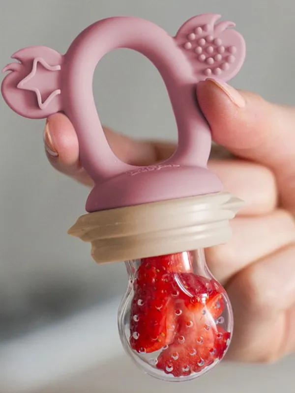 Discount Cherub Baby - Fresh Food Feeder vauvalle - Rose/Sand Ruokailuhetkiin