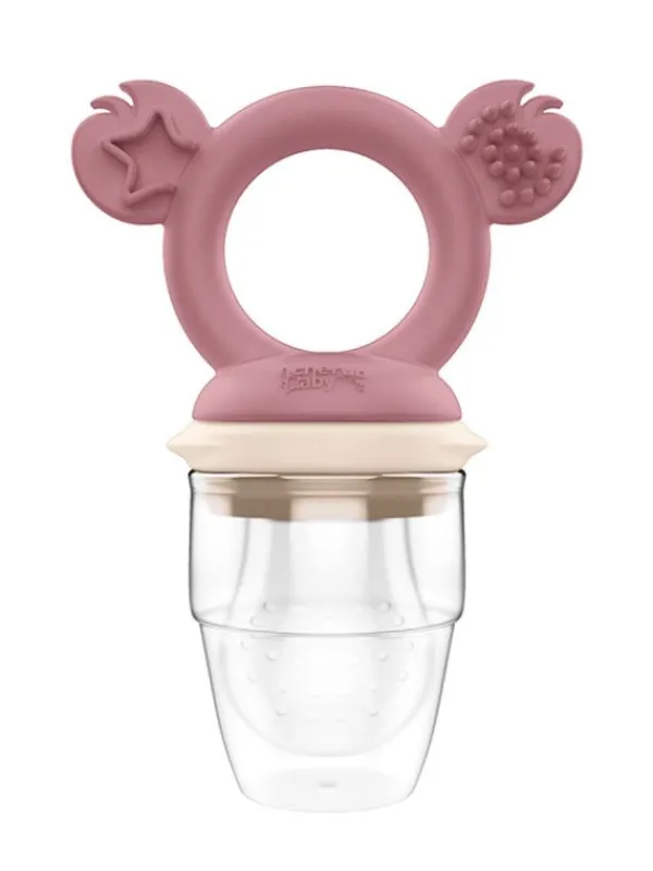 Discount Cherub Baby - Fresh Food Feeder vauvalle - Rose/Sand Ruokailuhetkiin