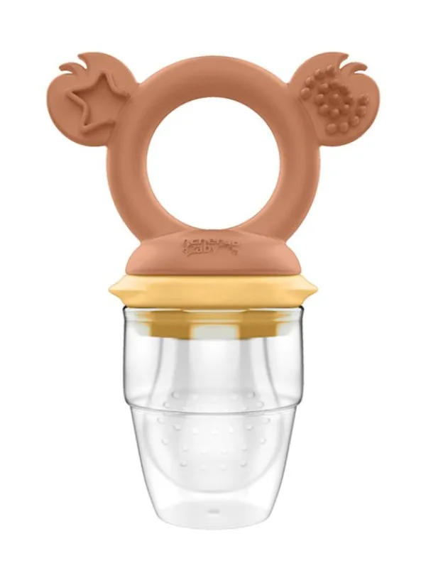 Discount Cherub Baby - Fresh Food Feeder vauvalle - Caramel/Mimosa Ruokailuhetkiin