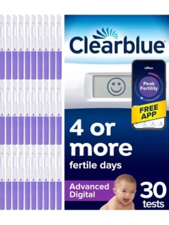 Clearance Clearblue Advanced Digital ovulaatiotesti 30+2 Ovulaatiotestit|Clearblue-Testit