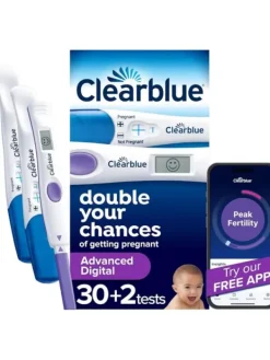 Clearance Clearblue Advanced Digital ovulaatiotesti 30+2 Ovulaatiotestit|Clearblue-Testit