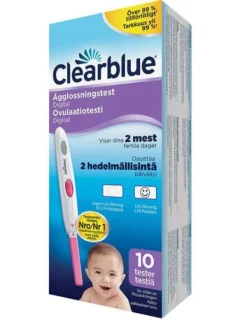 Hot Clearblue Digital ovulaatio- ja raskaustesti 10+2 Raskaustesti Ja Ovulaatiotesti – Testipaketit|Raskaustestit