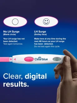 Hot Clearblue Ovulaatiotesti Digital 30 kpl – Erittäin tarkka digitaalinen ovulaatiotesti Ovulaatiotestit|Clearblue-Testit