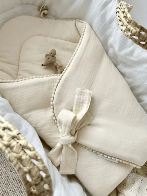 Sale Cotton & Sweet - harso unipussi koristereunalla, vanilla Kapalot Ja Unipussit|Unipesät Ja Unituet