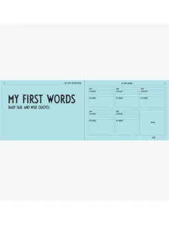 New Memorybook vauvakirja (turkoosi) Vauvakirjat Ja Kortit