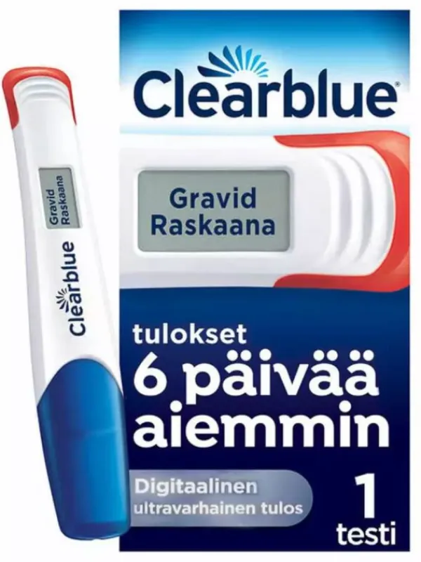 Digital Ultra Early Raskaustesti Clearblue - 1 kpl Clearblue-Testit|Raskaustestit