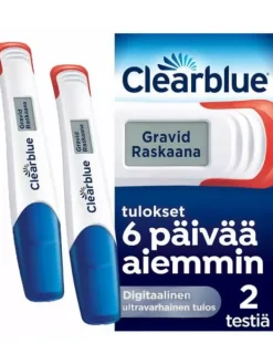 New Digital Ultra Early Raskaustesti Clearblue - 2 kpl Clearblue-Testit|Raskaustestit