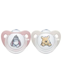 Discount Disney Nalle Puh tutti 6-18kk 2-pack, tyttö | NUK Tutit Vauvalle