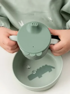 Clearance - Foodie nokkamuki Happy dots, vihreä Ruokailuhetkiin
