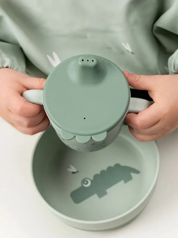 Clearance - Foodie nokkamuki Happy dots, vihreä Ruokailuhetkiin
