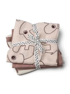 Sale - harsoliina 3-pack 70x70 - Deer friends Powder Puuvillaharsot