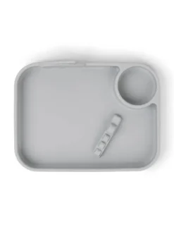 Discount - Peekaboo lokerolautanen, Grey Ruokailuhetkiin