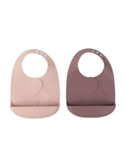 Sale - Peekaboo silikoninen ruokalappu 2-PACK - Elphee Powder Ruokailuhetkiin