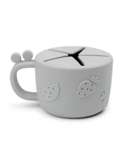 Clearance - Peekoboo Snack Cup - Raffi Grey Ruokailuhetkiin